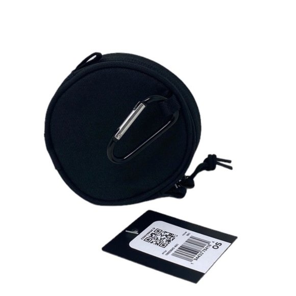 Converse Utility Pouch Bag Unisex Zip Logo White Black 10023842-A01 - Picture 4 of 6